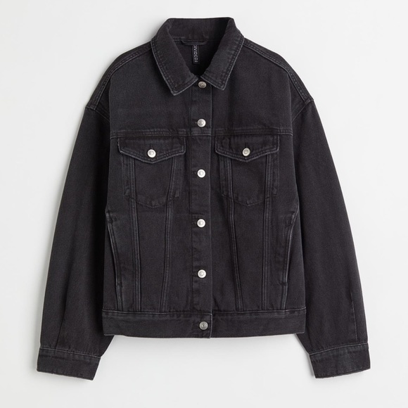 H&M Oversized Denim Jacket | Size US 12 - Picture 2 of 9